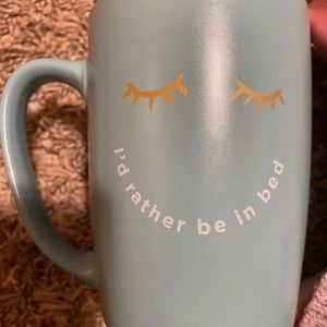 Brand new Ayesha Curry Homemade 15 oz Ceramic Id Rather Be In Bed Mug.